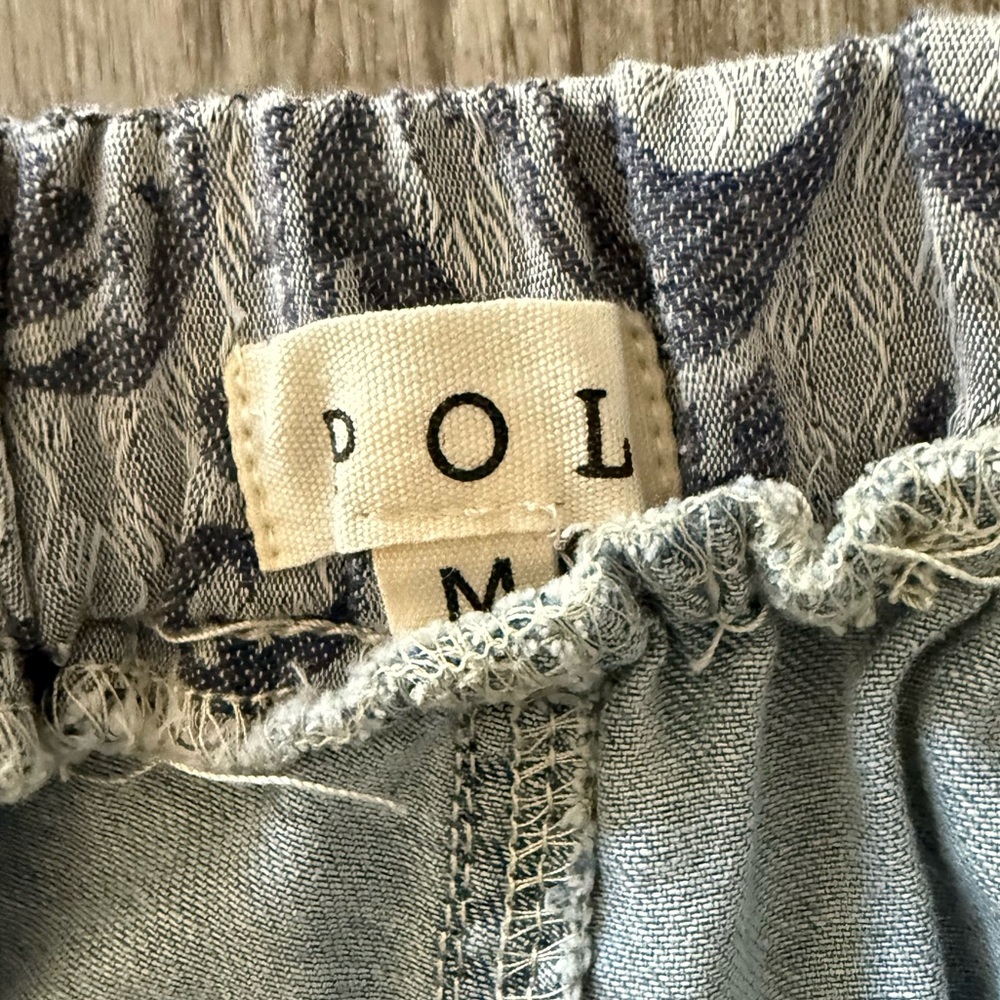 POL Patchwork Patchwork Denim Joggers NWOT - image 11